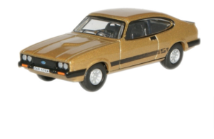 OXFORD DIECAST 76CAP002 FORD CAPRI MKIII SOLAR GOLD (DOYLE) OO Gauge