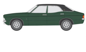 OXFORD DIECAST 76COR3010, FORD CORTINA MKIII EVERGREEN, OO Gauge