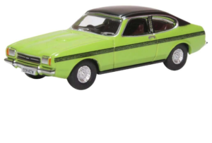 OXFORD DIECAST 76CPR001 FORD CAPRI MK2 LIME GREEN ONLY FOOLS & HORSES OO Gauge