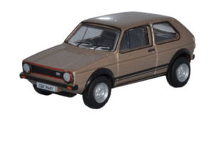 OXFORD DIECAST 76GF006 VW GOLF GTI DIAMOND COPPER BROWN METALLIC OO Gauge