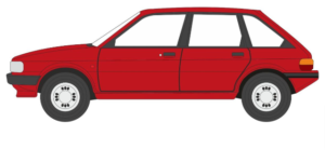 OXFORD DIECAST 76MST001 AUSTIN MAESTRO TARGA RED - OO Gauge