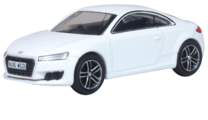 OXFORD DIECAST 76TT001 AUDI TT COUPE GLACIER WHITE OO Gauge