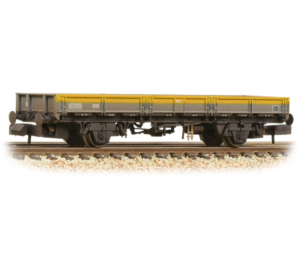 Graham Farish 377-730B - BR ZAA 'Pike' Open Wagon BR Engineers Grey & Yellow Weathered - N Gauge