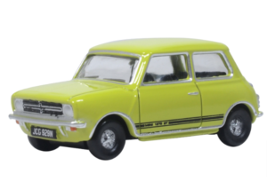 OXFORD DIECAST 76MINGT007 MINI 1275GT CITRON - OO Gauge