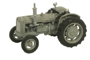 OXFORD DIECAST 76TRAC004 FORDSON TRACTOR MATT GREY - OO Gauge