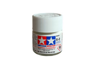 Tamiya 81502 Acrylic Mini X-2 White