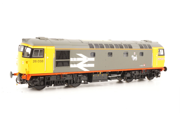 Heljan 2645 CLASS 26038 BR RAILFREIGHT RED STRIPE OO Gauge DCC Ready