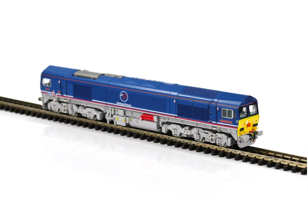 Dapol 2D-005-003S Class 59 59204 National Power Blue DCC Sound Fitted N Gauge