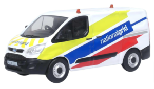 OXFORD DIECAST 76CUS004 FORD TRANSIT CUSTOM NATIONAL GRID - OO Gauge