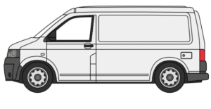 OXFORD DIECAST 76T5V006 VW T5 VAN SILVER OO Gauge