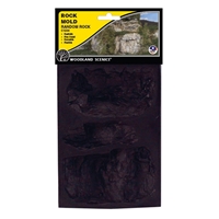 Woodland Scenics WC1234 Random Rocks Rock Mould (5"x7")