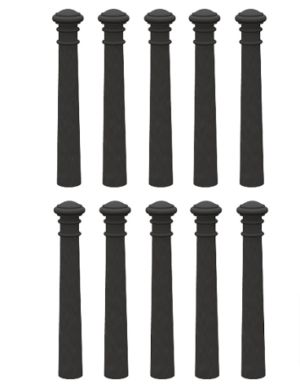 Bachmann Europe plc Cast Iron Bollards x