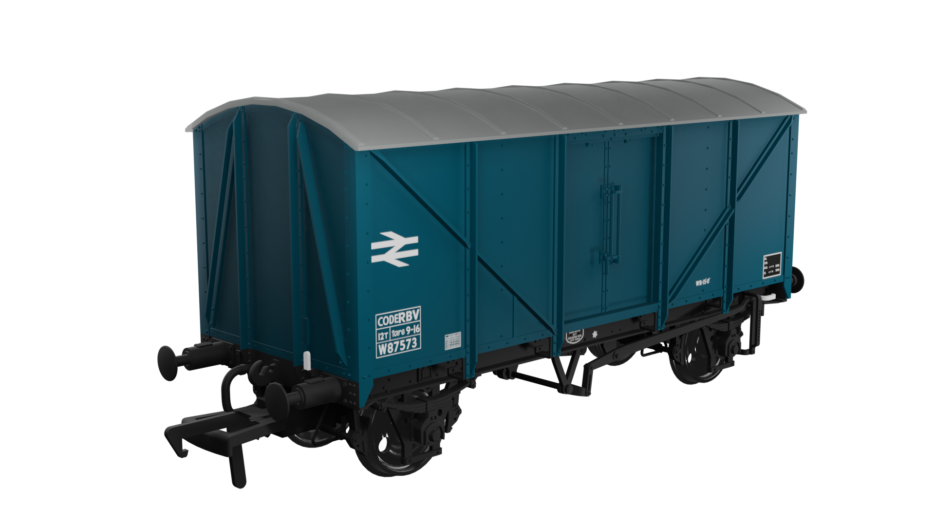 Rapido Trains 957012 BR 1/801 Barrier Van - No.W87573 - OO Gauge