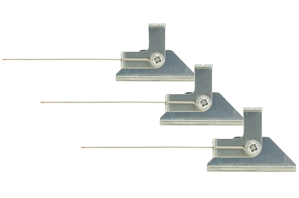 DCCconcepts DCP-RA3 Cobalt Right-Angle Adapters w/Mounting Hardware (3 Pack)