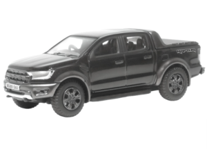 OXFORD DIECAST 76FR001 FORD RANGER RAPTOR AGATE BLACK METALLIC OO Gauge