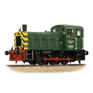 Branchline 31-364B Class 03 D2099 BR Green (Wasp Stripes) [Weathered] - OO Gauge