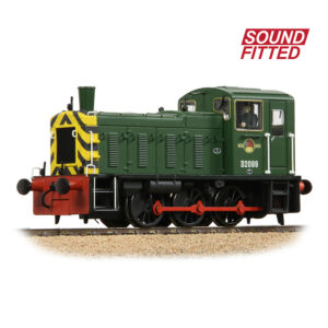 Branchline 31-364BSF Class 03 D2099 BR Green (Wasp Stripes) [Weathered] - OO Gauge