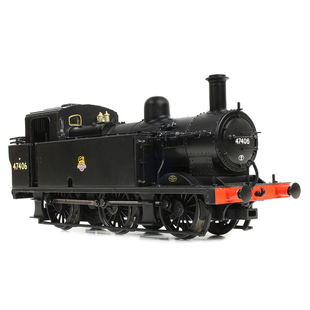 Branchline 32-231B LMS Fowler 3F (Jinty) 47406 BR Black (Early Emblem) - OO Gauge