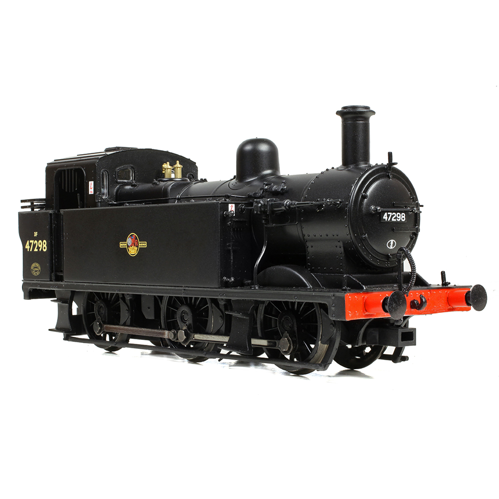 Branchline 32-232A LMS Fowler 3F (Jinty) 47298 BR Black (Late Crest) - OO Gauge