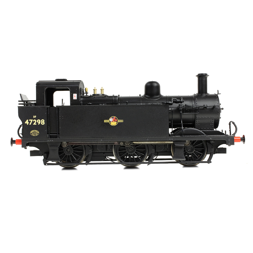 Branchline 32-232A LMS Fowler 3F (Jinty) 47298 BR Black (Late Crest) - OO Gauge