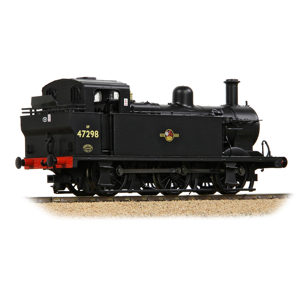 Branchline 32-232A LMS Fowler 3F (Jinty) 47298 BR Black (Late Crest) - OO Gauge