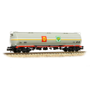 Graham Farish 373-564A BR 102T TEA Bogie Tank Wagon 'Shell/BP' Grey - N Gauge