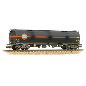 Graham Farish 373-565A BR 102T TEA Bogie Tank Wagon 'Gulf' Black [Weathered] - N Gauge