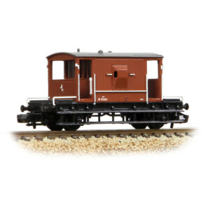 Graham Farish 377-525G BR 20T Brake Van BR Bauxite (Early) - N Gauge