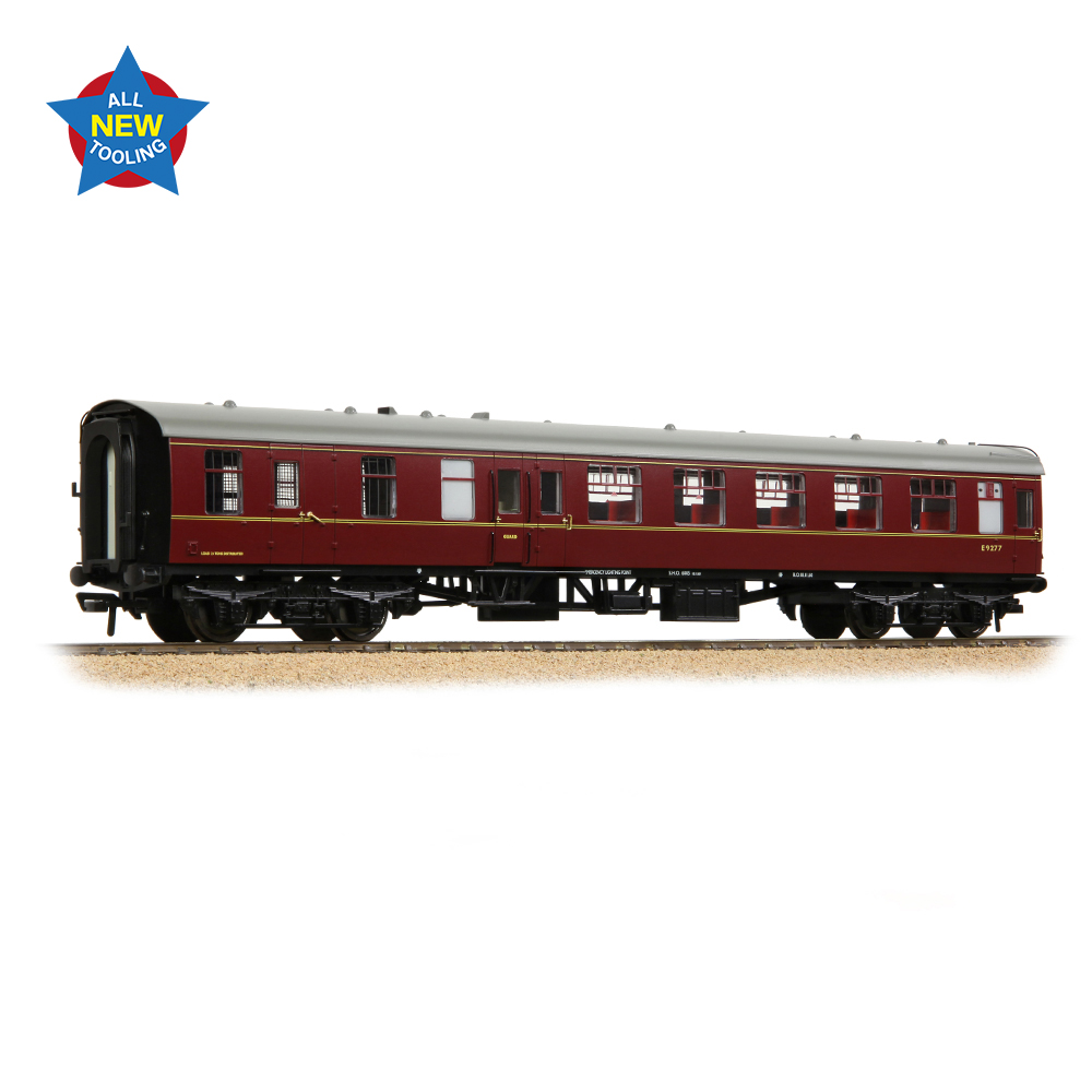 Branchline 39-801A BR MK1 BSO Brake Second Open BR Maroon - OO Gauge