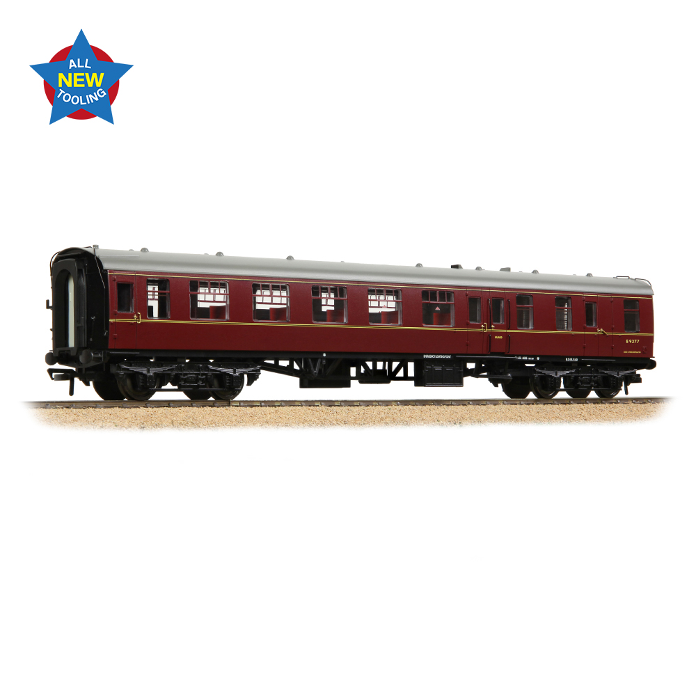 Branchline 39-801A BR MK1 BSO Brake Second Open BR Maroon - OO Gauge
