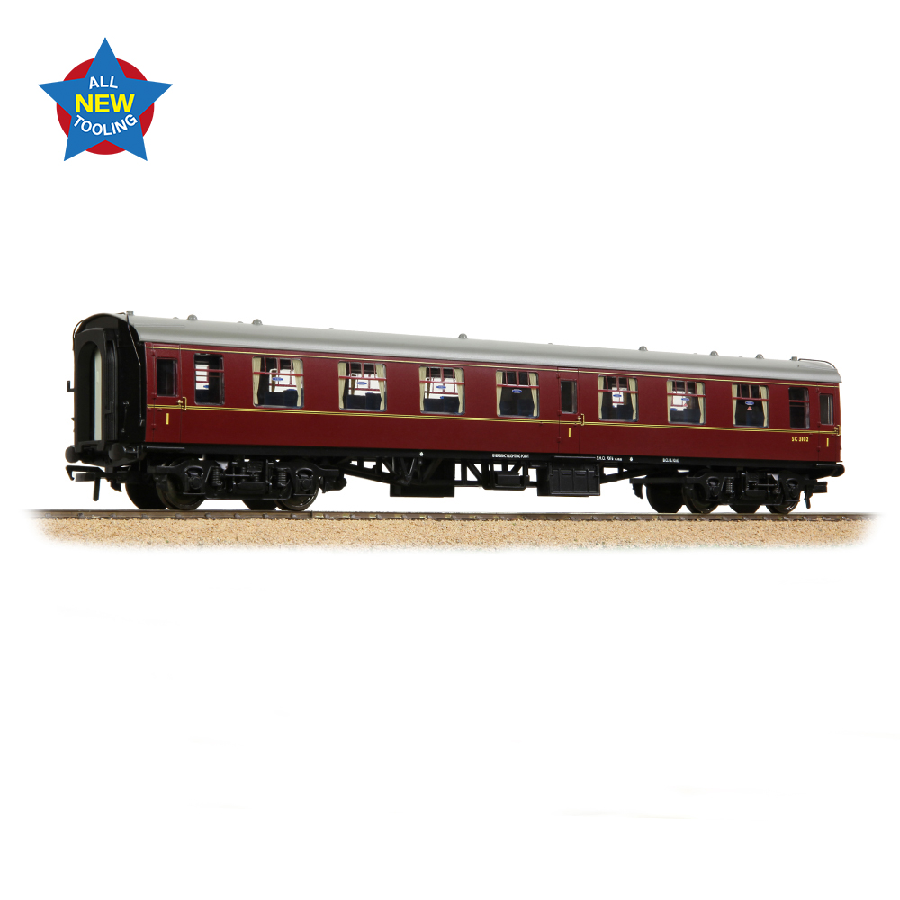 Branchline 39-826 BR MK1 FO First Open BR Maroon - OO Gauge