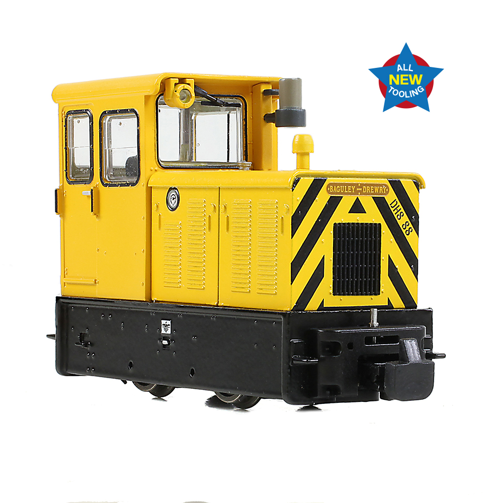 Bachmann Narrow Gauge 392-025 Baguley-Drewry 70hp Diesel DH88 RNAD Dean Hill - OO9 Gauge