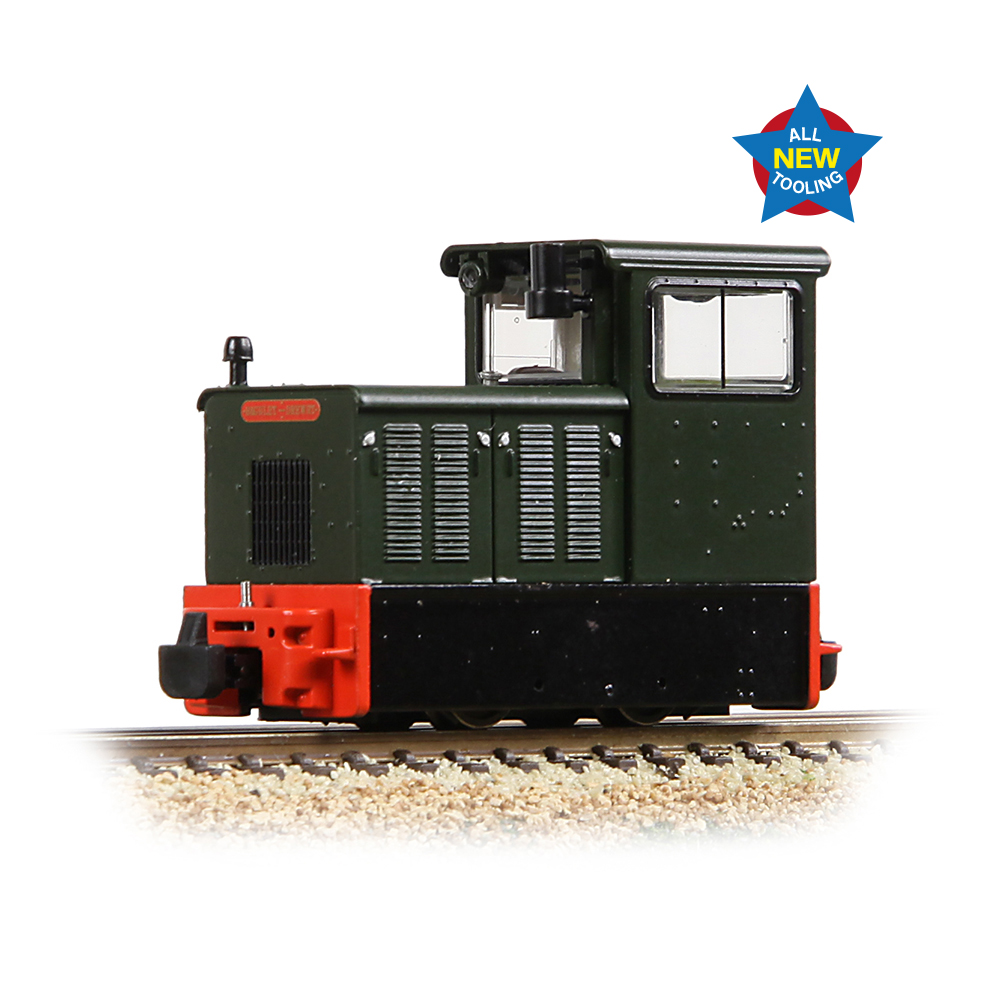 Bachmann Narrow Gauge 392-026 Baguley-Drewry 70hp Diesel Green - OO9 Gauge