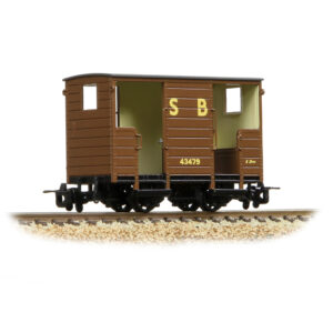 Narrow Gauge 393-101A RNAD Open-End Brake Van Statfold Barn Railway Brown - OO9 Gauge