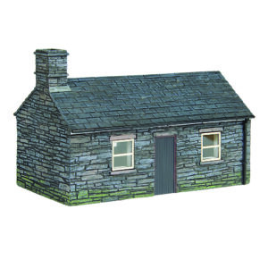 Scenecraft 44-0108 Narrow Gauge (OO9) Slate Built Workers Cottage - 1:76 Gauge