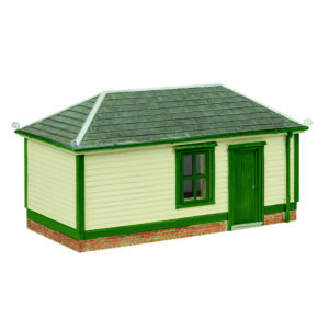 Scenecraft 44-0189G Clapboard Platform Hut - Green - OO Gauge