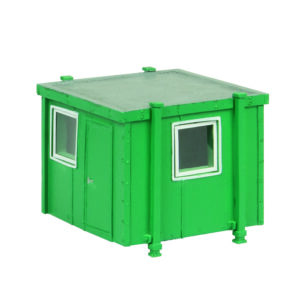 Scenecraft 44-1000G Small Portable Office - Green - OO Gauge