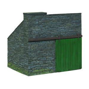 Scenecraft 47-0103 Narrow Gauge (NG7) Slate Built Coal Store - 1:43 Gauge