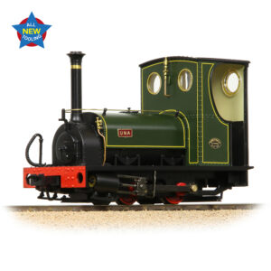 Narrow Gauge 71-028 Quarry Hunslet 0-4-0ST 'Una' Lined Green - NG7 Gauge