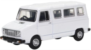 OXFORD DIECAST 76SHP010 SHERPA MINIBUS WHITE - OO Gauge