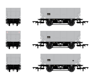 Accurascale ACC2532 21t - BR Grey - Pack A - OO Gauge