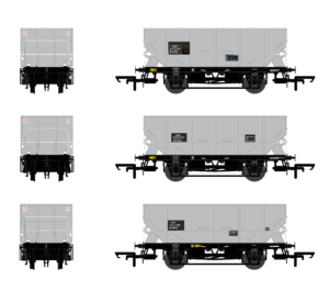 Accurascale ACC2538 HTO - BR Grey - Pack E - OO Gauge
