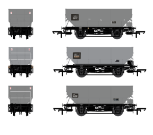 Accurascale ACC2540 HTV - BR Grey - Pack G - OO Gauge