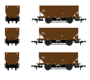 Accurascale ACC2542 HTV - BR Bauxite - Pack I - OO Gauge