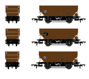 Accurascale ACC2543 HTV - BR Bauxite - Pack J - OO Gauge