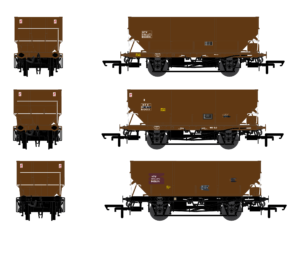 Accurascale ACC2547 HTV - BR Bauxite - Pack L - OO Gauge