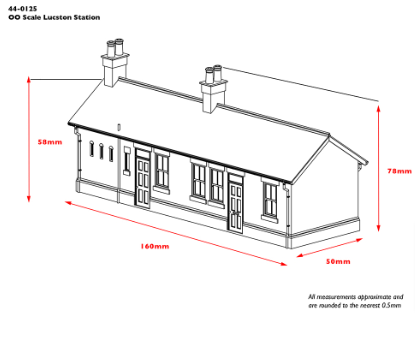 Bachmann 44-0125 Scenecraft Lucston Station OO Gauge
