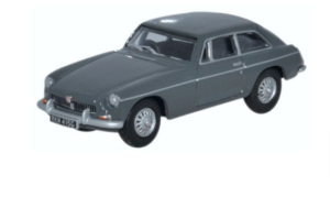OXFORD DIECAST 76MGBGT002 MGB GT GRAMPIAN GREY - OO Gauge