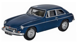 OXFORD DIECAST 76MGBGT004 MGB GT MINERAL BLUE - OO Gauge