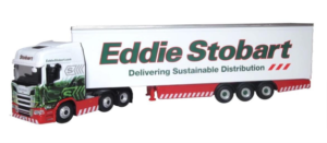 OXFORD DIECAST 76SRH001 SCANIA R SERIES HIGHLINE BOX TRAILER STOBART - OO Gauge
